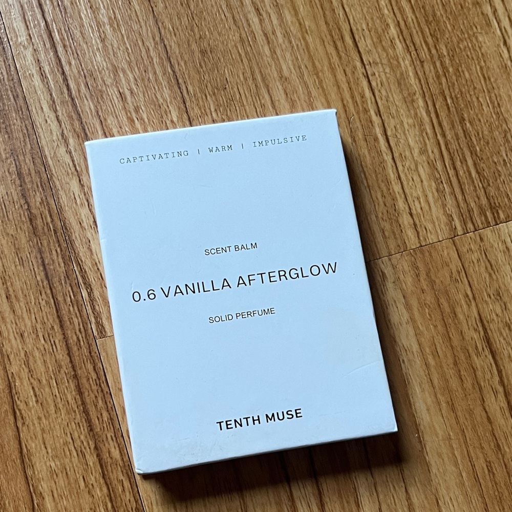 Tenth muse vanilla afterglow scent balm